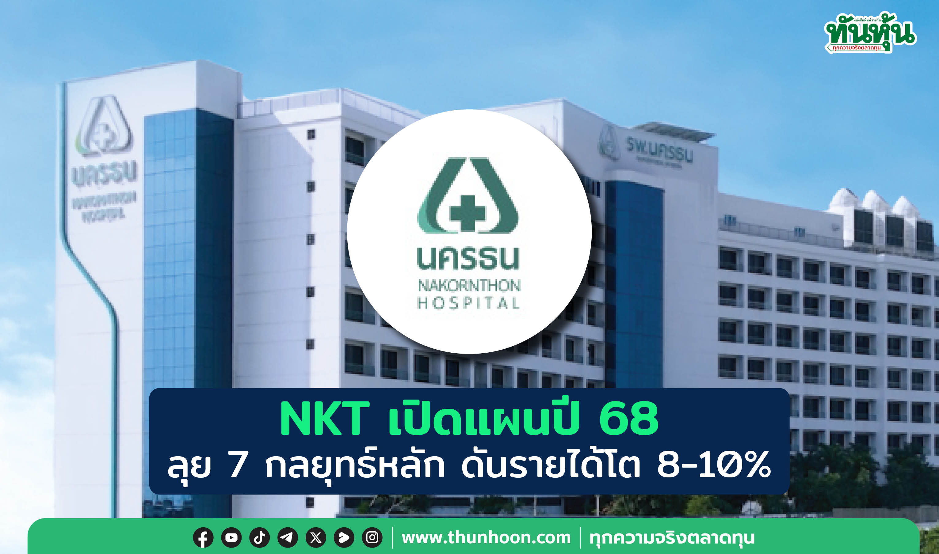 NKT เปิดแผนปี 68 ลุย 7 กลยุทธ์หลัก ดันรายได้โต 8-10%