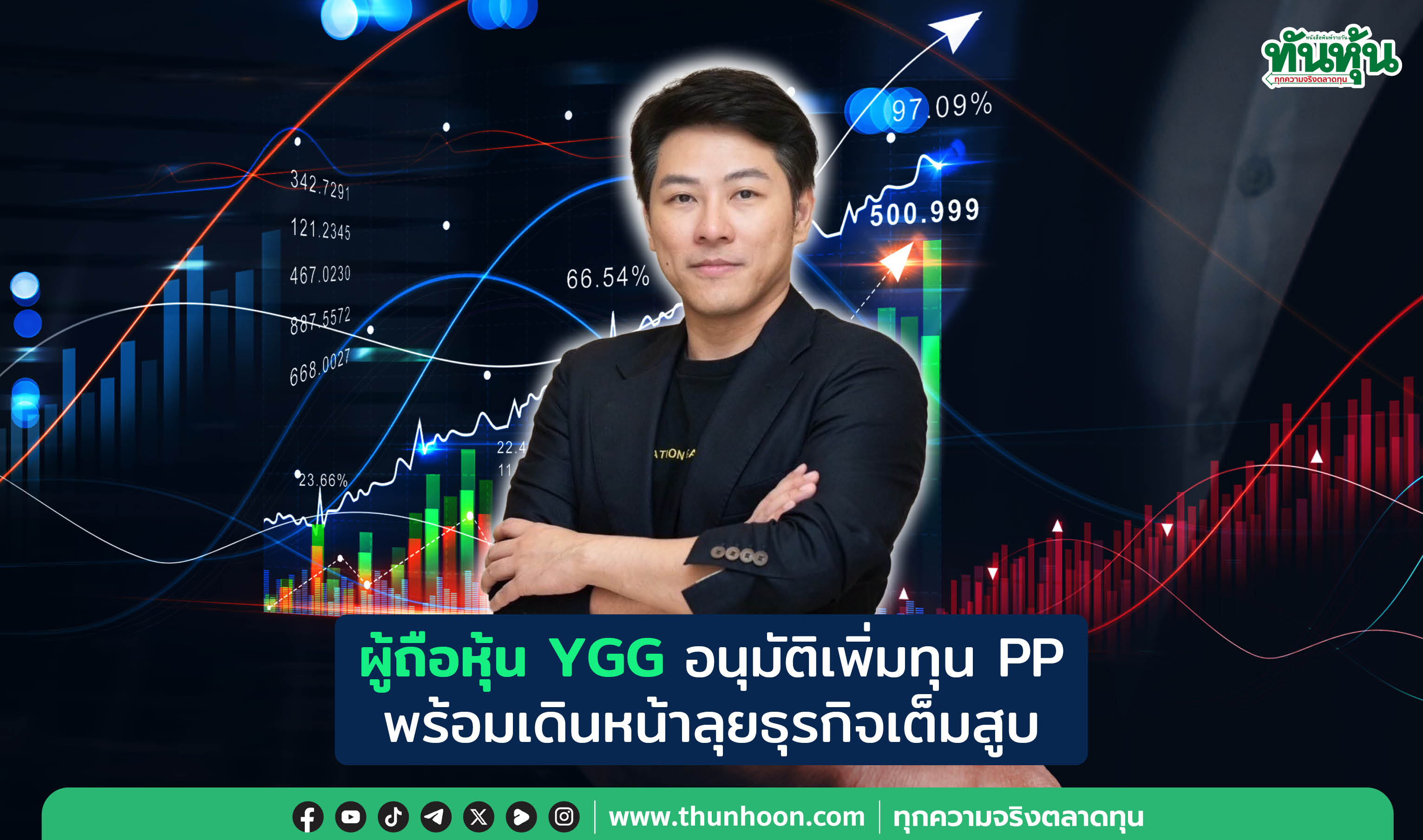 ผู้ถือหุ้น YGG อนุมัติเพิ่มทุน PP กลุ่มทุนใหม่ 29.34% พร้อมหนุน เดินหน้าลุยธุรกิจเต็มสูบ