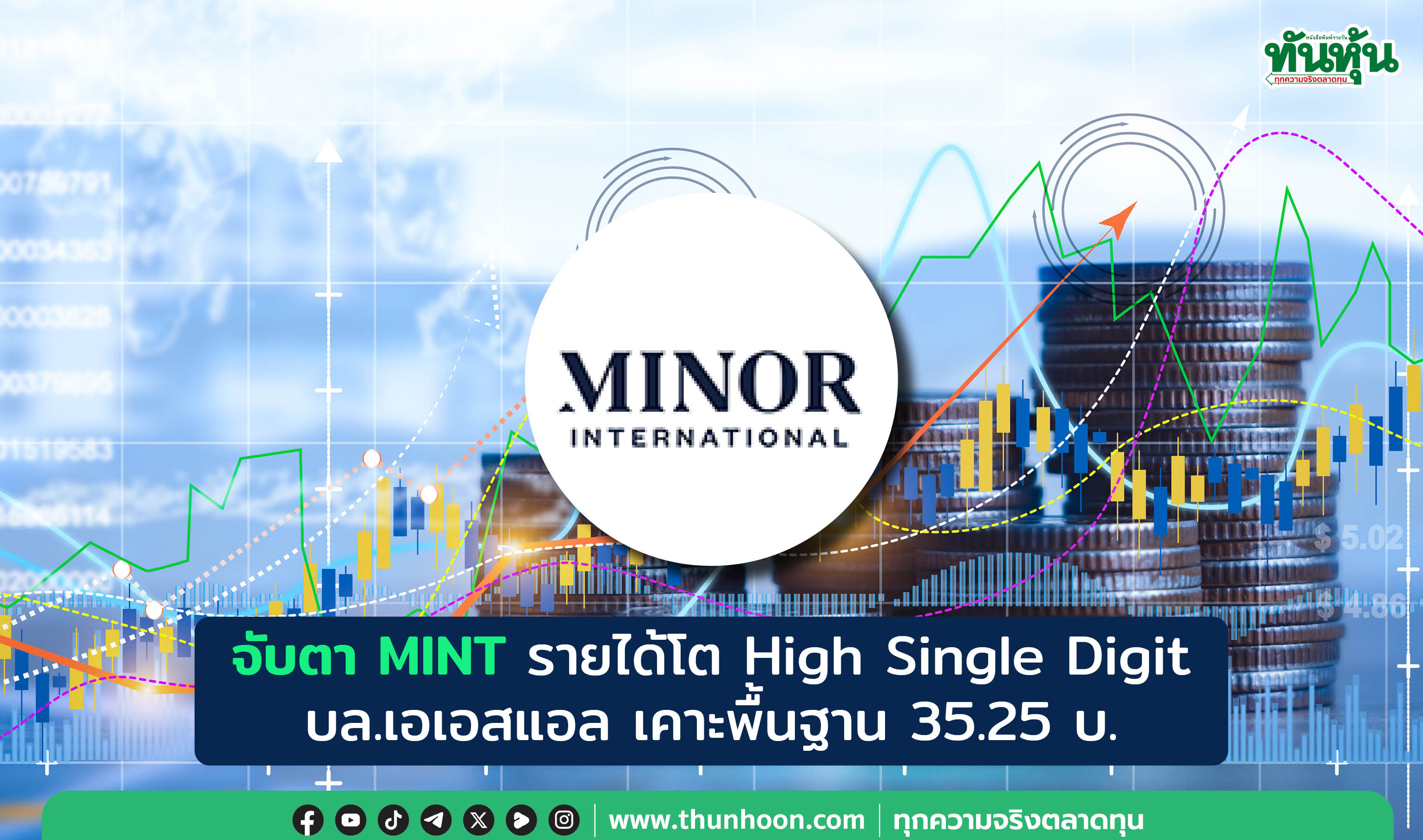  จับตา MINT รายได้โต High Single Digit  บล.เอเอสแอล เคาะพื้นฐาน 35.25 บ.